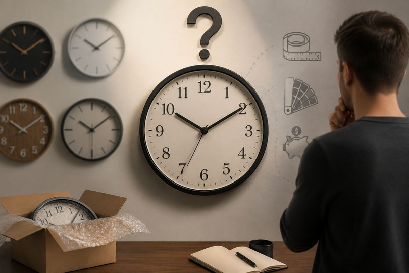 اشتباهات رایج مشتریها هنگام خرید ساعت دیواری