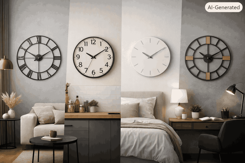 چه مدل ساعتی برای چه فضا و دکوراسیون و مبلمانی مناسب است؟