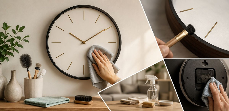 نکات مهم در نگهداری و تمیز کردن ساعت دیواری