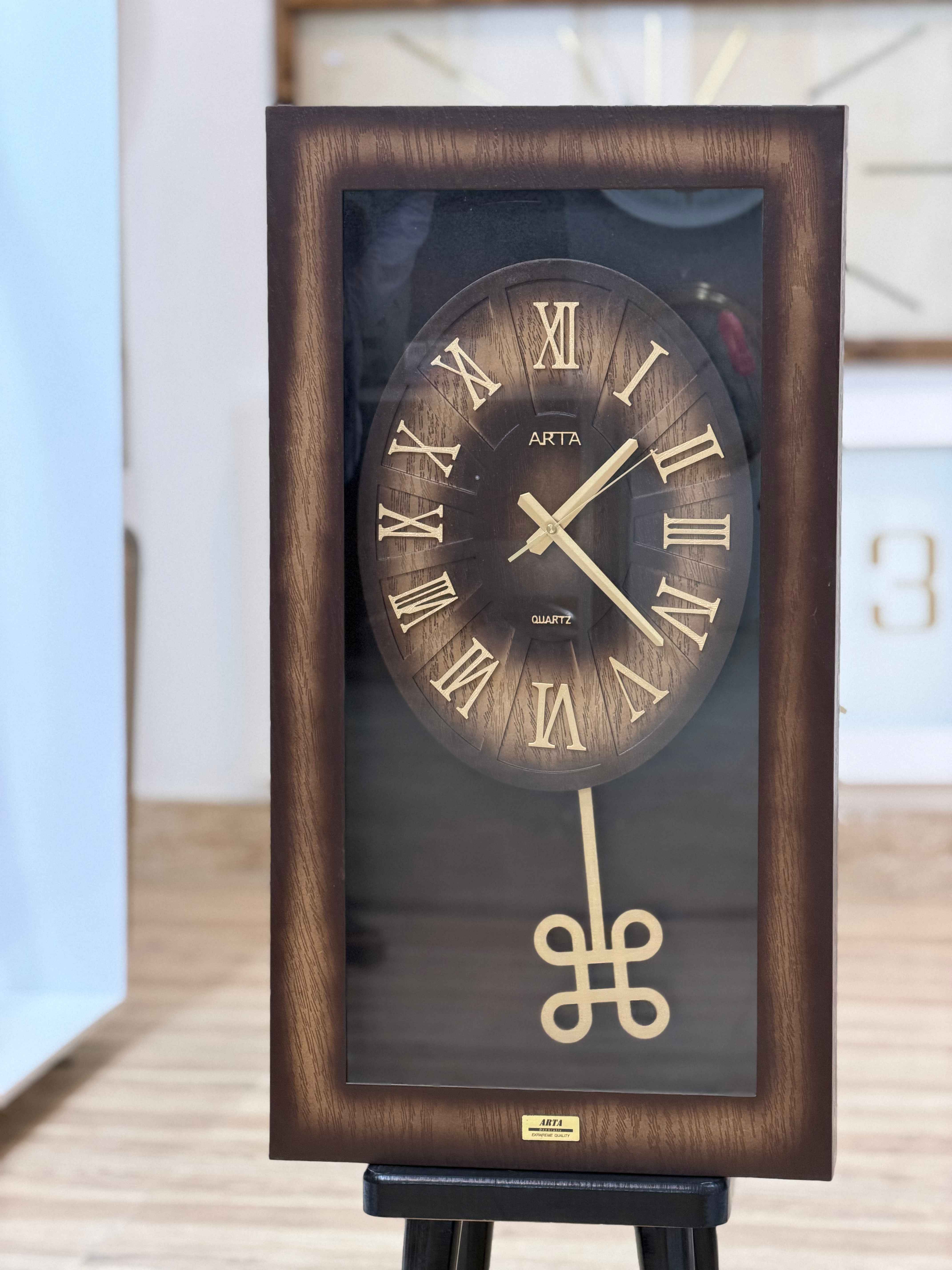 ساعت دیواری چوبی برند آرتا کد 888