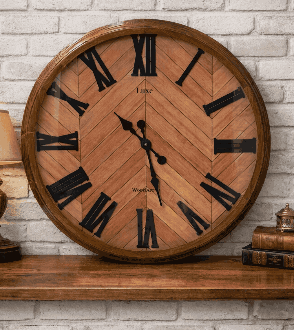 ساعت چوب روس طبیعی کد 8515 سایز 85