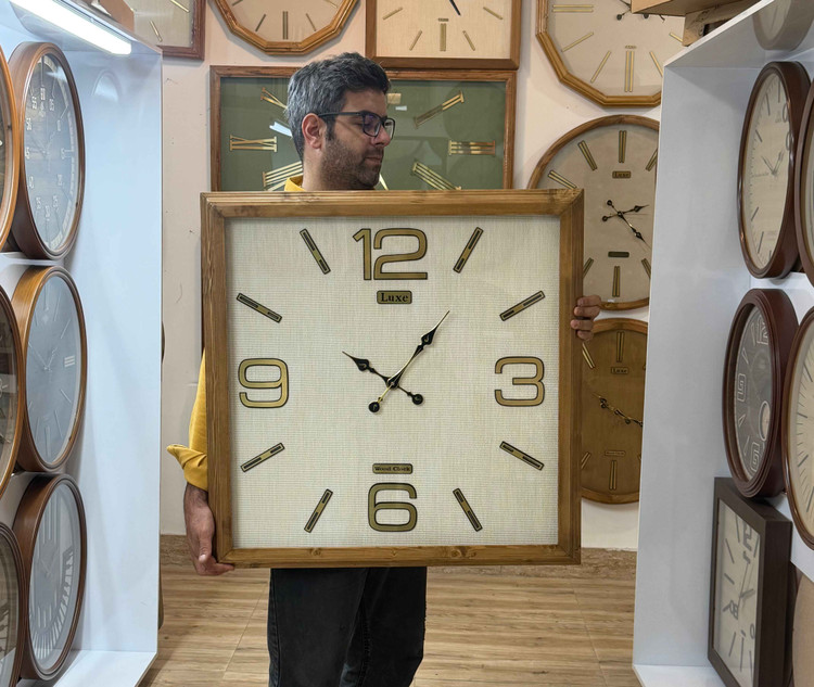 ساعت چوب طبیعی لوکس سایز 75 کد 7530