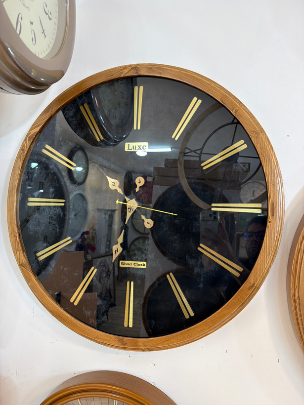 ساعت چوب طبیعی لوکس سایز 65 کد 6505