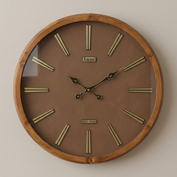 ساعت چوب طبیعی لوکس سایز 65 کد 6505